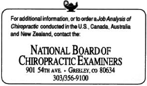 To Contact the National Board of Chiropractic Examiners